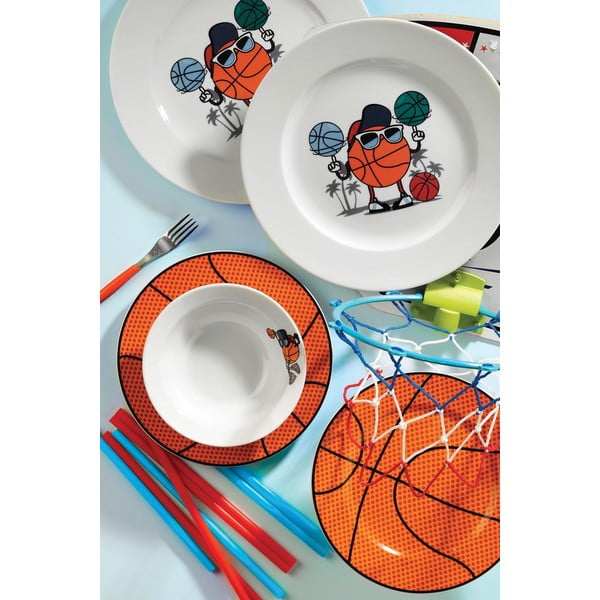 Basketball 5 db-os porcelán étkészlet gyerekeknek - Kütahya Porselen-image-1