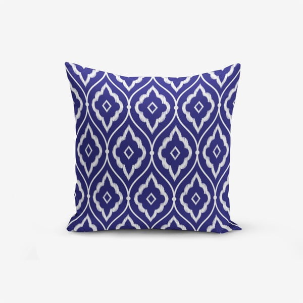 Blue Ethnic Modern pamutkeverék párnahuzat, 45 x 45 cm - Minimalist Cushion Covers