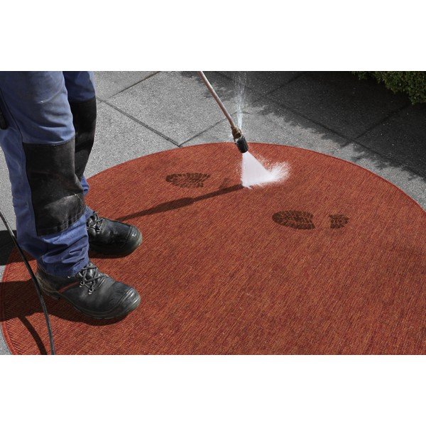 Miami piros kültéri szőnyeg, ø 200 cm - NORTHRUGS-image-1