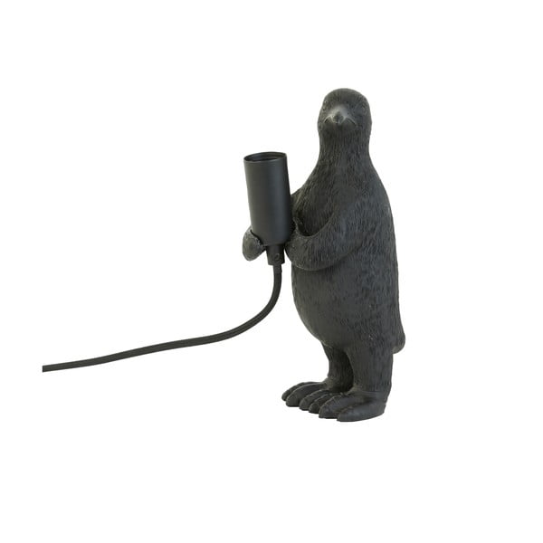 Matt fekete asztali lámpa (magasság 24 cm) Penguin – Light & Living