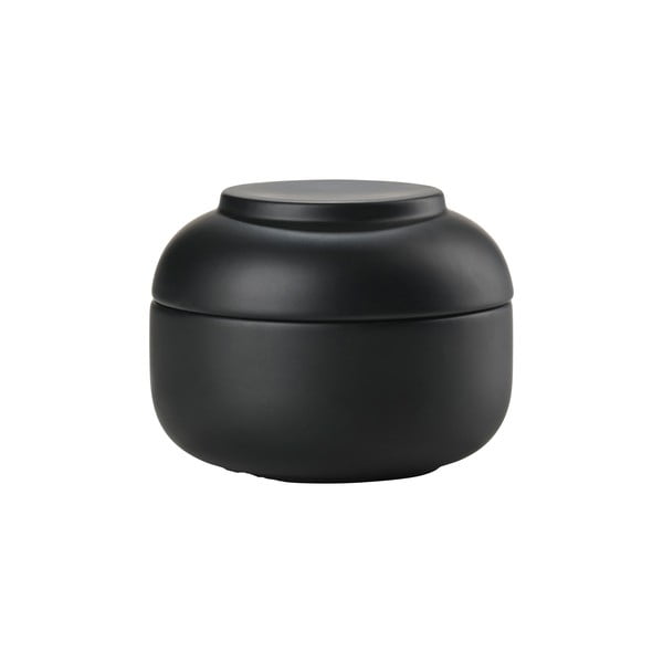 Fekete agyagkerámia fürdőszobai rendszerező vattakorongokhoz Sensu – Zone