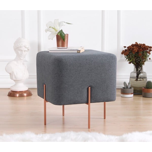 Sötétszürke puff Copper – Artie-image-3