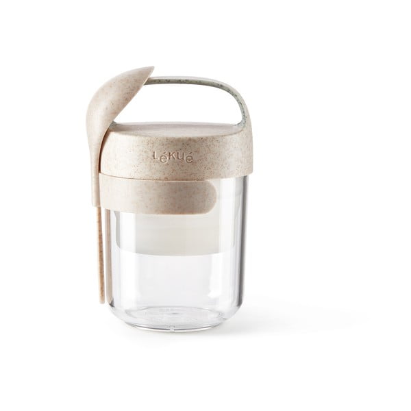 Joghurt tartó kanállal To Go Organic – Lékué
