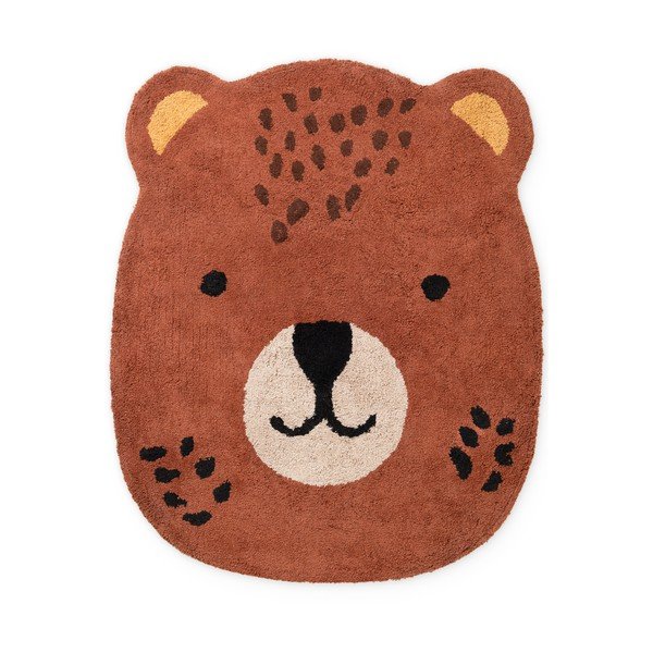 Barna mosható-kézi szövésű pamut gyerek szőnyeg 120x149 cm Snuggle Berry – Hanse Home