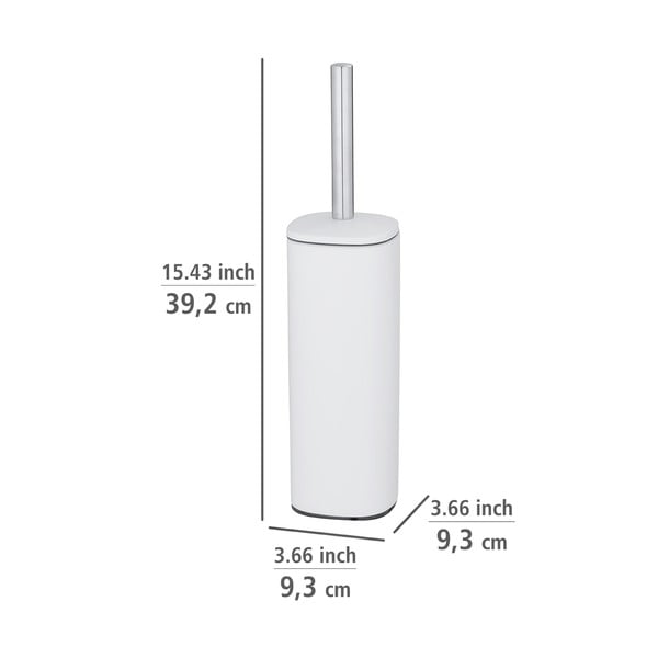 Alassio fehér rozsdamentes acél WC-kefe - Wenko-image-1