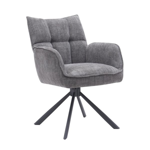 Szürke kárpitozott étkezőfotel szett 2 db-os Marilla – Unique Furniture-image-3