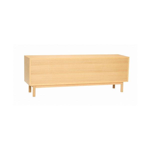 Natúr színű komód tölgyfa dekorral 140x50x37 cm Nobby – Hübsch-image-2