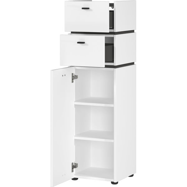 Fehér magas fürdőszoba szekrény 34x117 cm Modesto – Germania-image-1