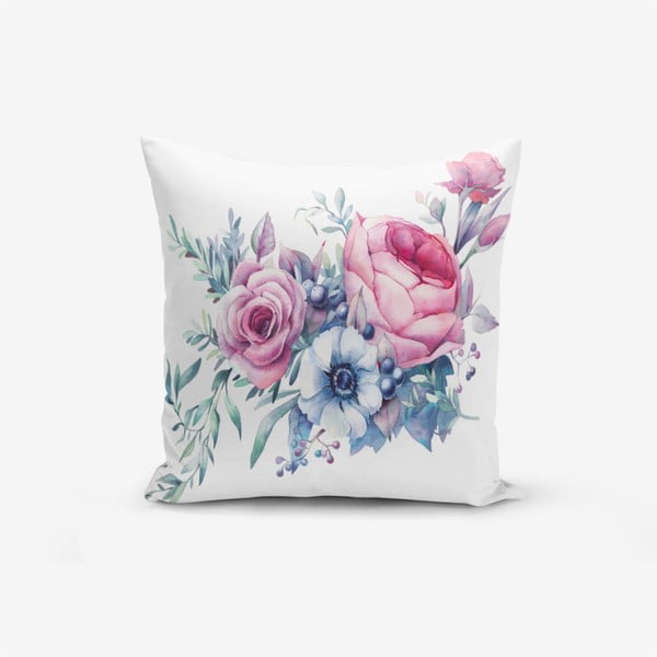 Liandnse Special Design Flower pamutkeverék párnahuzat, 45 x 45 cm - Minimalist Cushion Covers