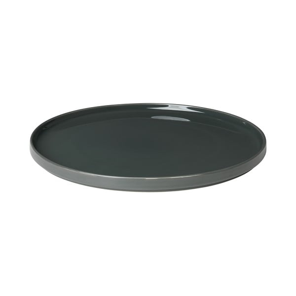 Pilar sötétzöld kerámia szervírozó tányér - Blomus