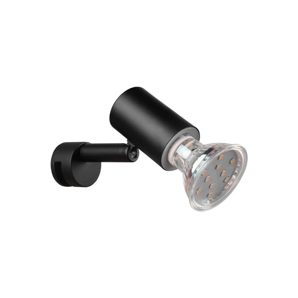 Matt fekete fali lámpa (hosszúság 10 cm) Lorenzo – Trio-image-3