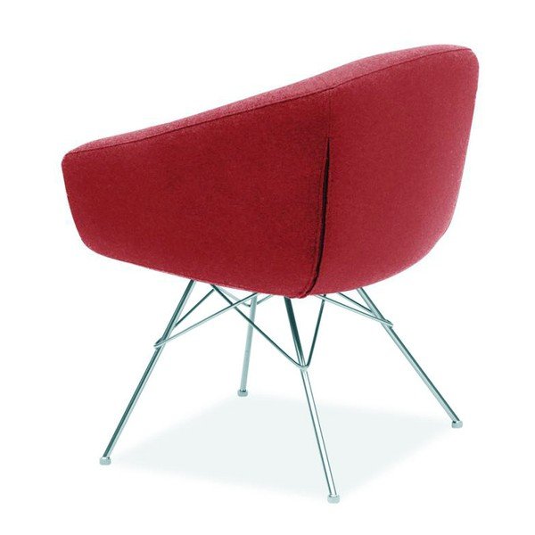 Aiko sötétpiros fotel - Softline-image-2