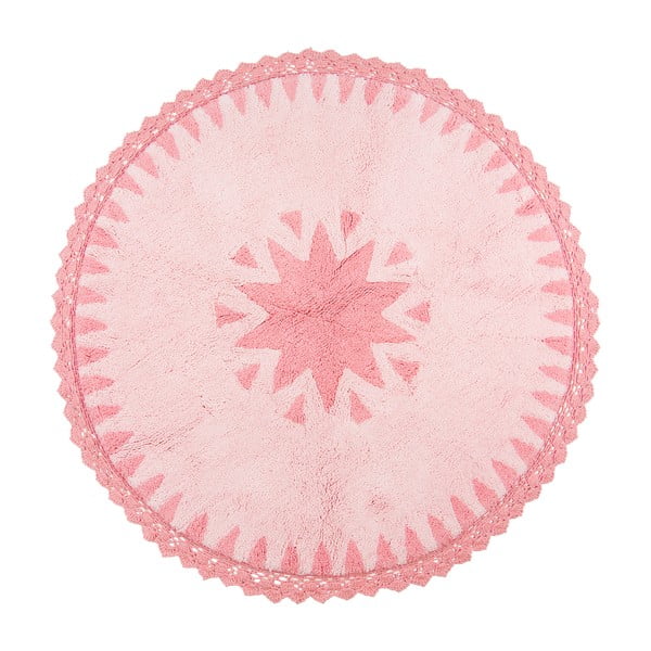 Warren rózsaszín gyerekszőnyeg, ⌀ 110 cm - Nattiot
