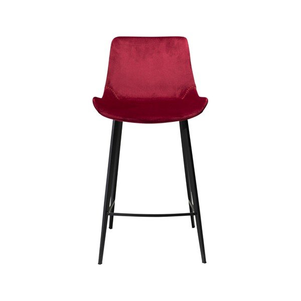 Hype Velvet borvörös bárszék - DAN–FORM Denmark-image-1