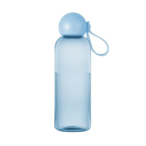 Világoskék újrahasznosított műanyag utazó ivópalack 600 ml Ture – Sagaform