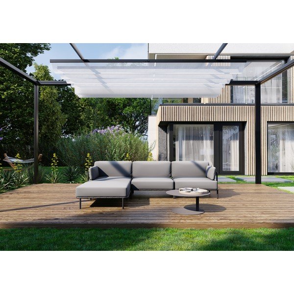 Világosszürke kerti moduláris kanapé 234 cm Salve – Sit Sit-image-4
