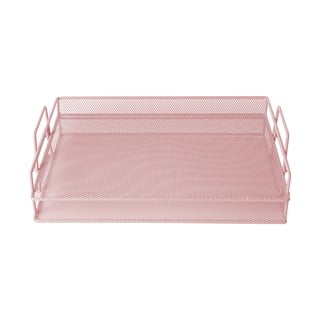 Holder rózsaszín fém irattartó, 25 x 36 cm - PT LIVING