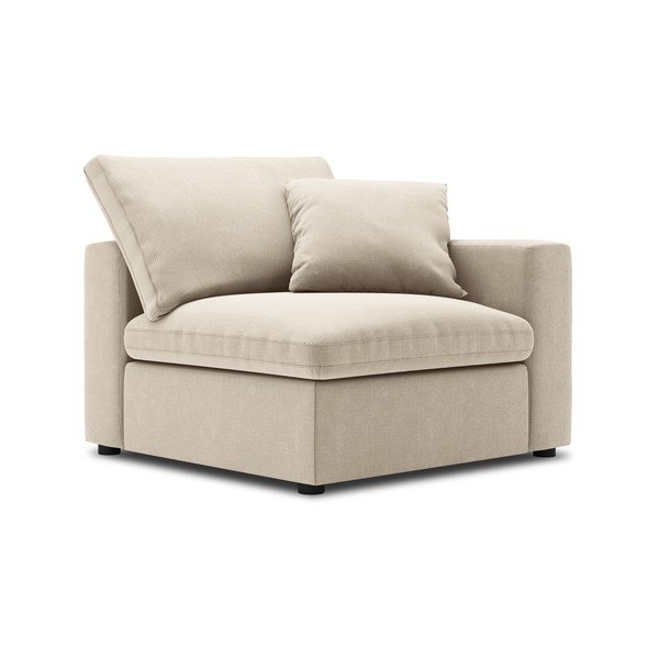Galaxy bézs sarokrész moduláris kordbársony kanapéhoz, jobb oldali - Windsor & Co Sofas-image-2