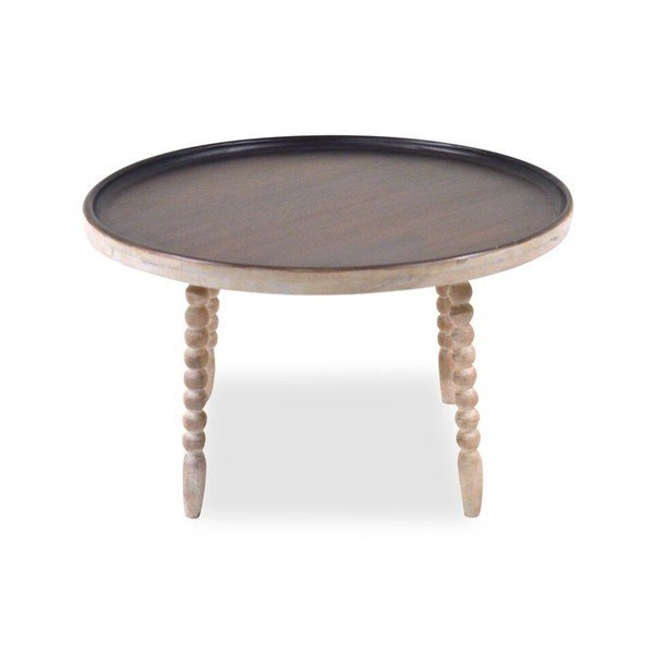 Knoxville dohányzóasztal mangófából, Ø 60 cm - Støraa-image-1