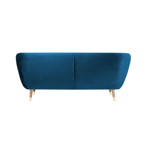 Benito kék bársony kanapé, 188 cm - Mazzini Sofas-image-4