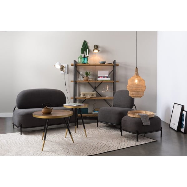 Polly sötétszürke lábtartó - White Label-image-1