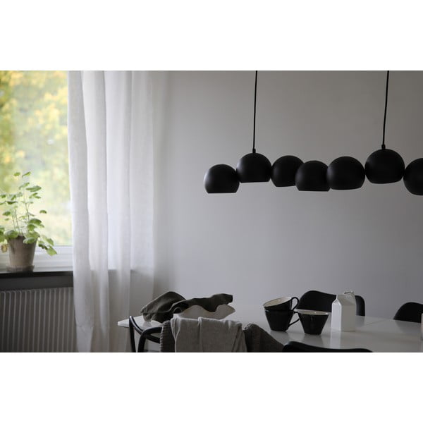 Fekete függőlámpa fém búrával Cupolo – Markslöjd-image-3