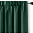 Sötétzöld dimout (részleges sötétítő) függöny 200x270 cm Kierra – Restilo