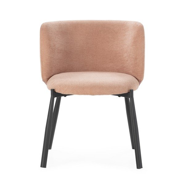 Barackszínű kárpitozott étkezőfotel szett 2 db-os Ginny – MOME-image-3