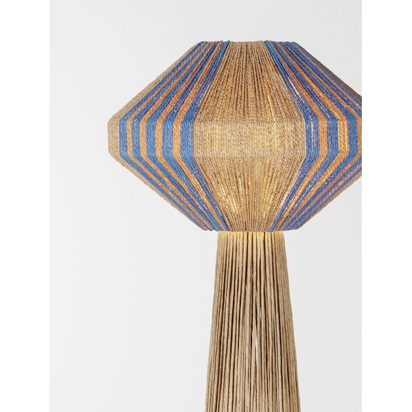 Kék-natúr színű kötél állólámpa (magasság 152 cm) Abby – Nova Luce-image-1