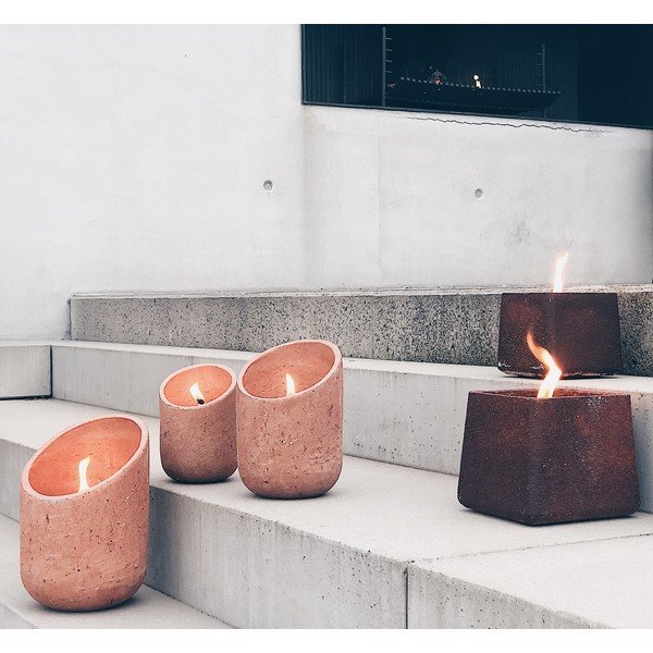 Kültéri gyertya, égési idő 35 ó Sand – Paju Design-image-1