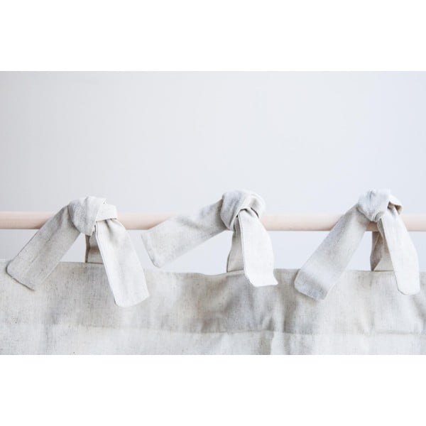 Amazonia rózsaszín-bézs lenkeverék függöny, 140 x 270 cm - Tierra Bella-image-2