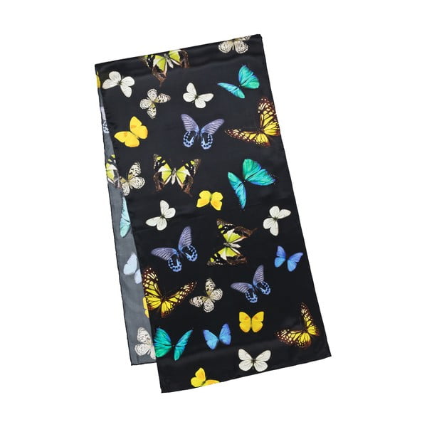 Butterflies Dance selyem szatén kendő - Von Lilienfeld