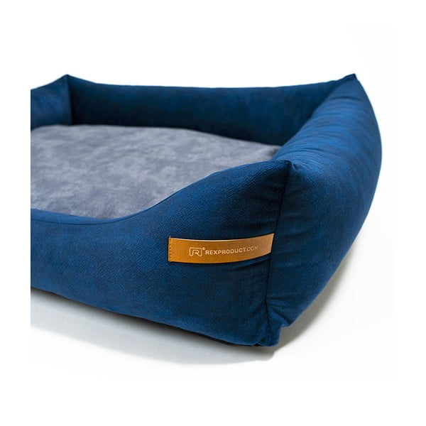 Kék-sötétszürke fekhely kutyáknak 55x65 cm SoftBED Eco S – Rexproduct-image-2