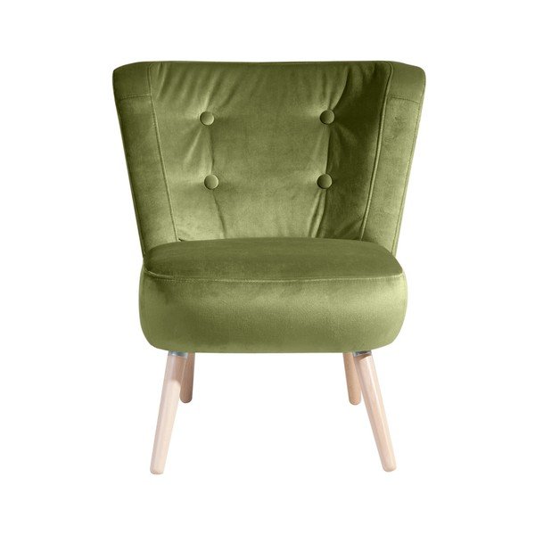 Neele Velvet zöld fotel - Max Winzer-image-2
