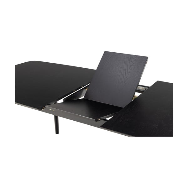 Bővíthető étkezőasztal tölgyfa dekoros asztallappal 90x219 cm Montreux – Actona-image-4