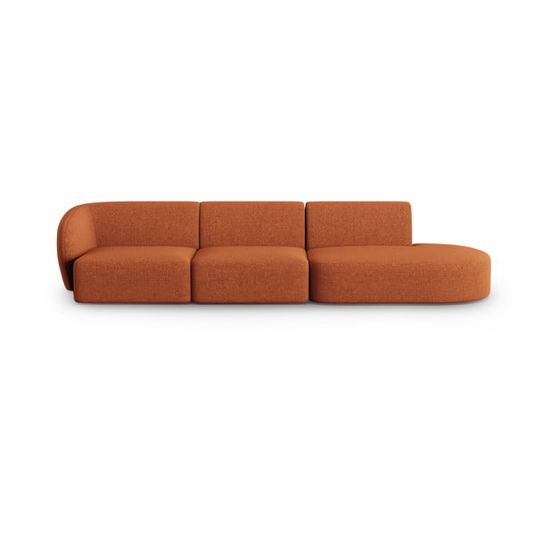 Narancssárga kanapé 302 cm Shane – Micadoni Home