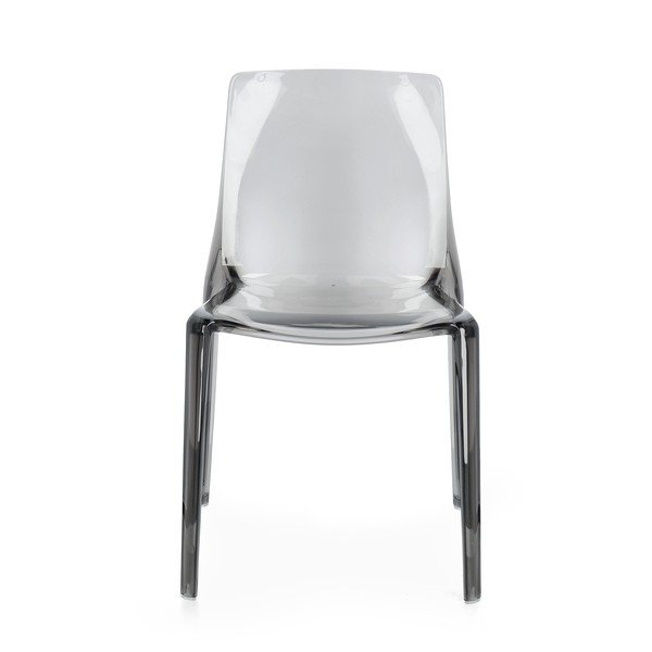 Szürke műanyag kerti szék Adele – Bizzotto-image-1