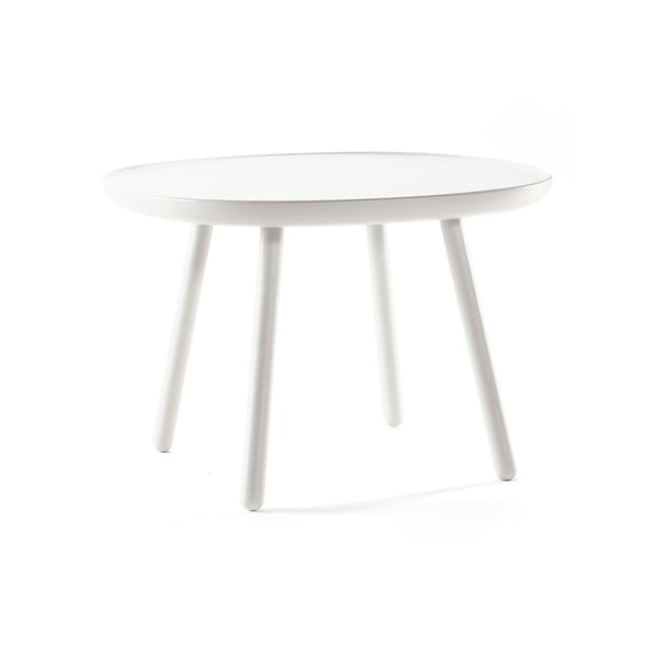 Naïve fehér tárolóasztal, ø 64 cm- EMKO