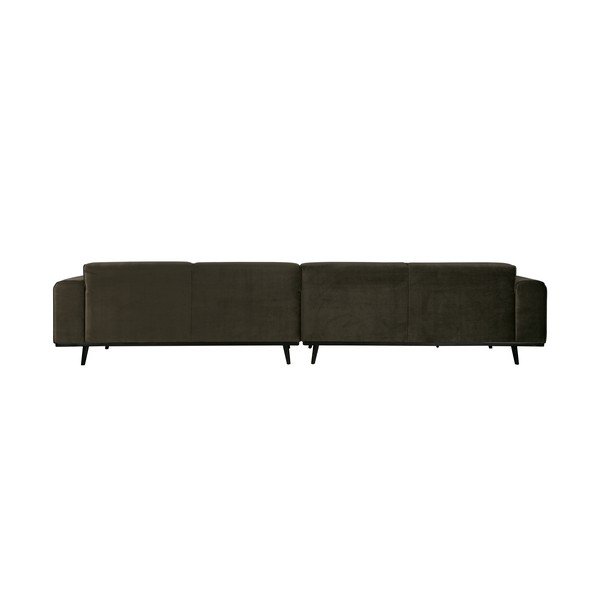 Statement sötétzöld bársonykanapé, hosszúság 372 cm - BePureHome-image-3
