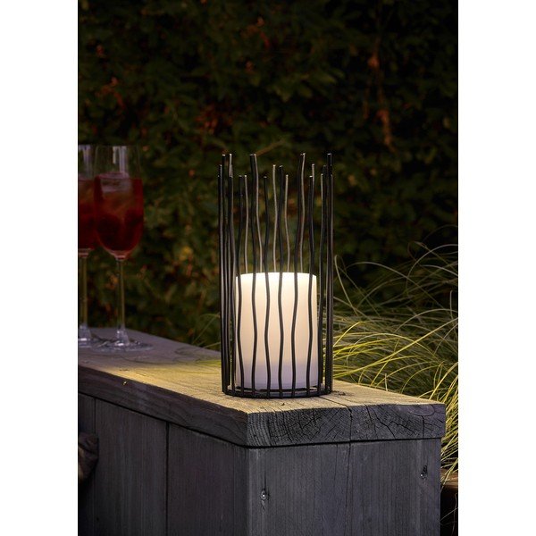 Napelemes LED kültéri lámpa (magasság 22 cm) Coro – Reality-image-1