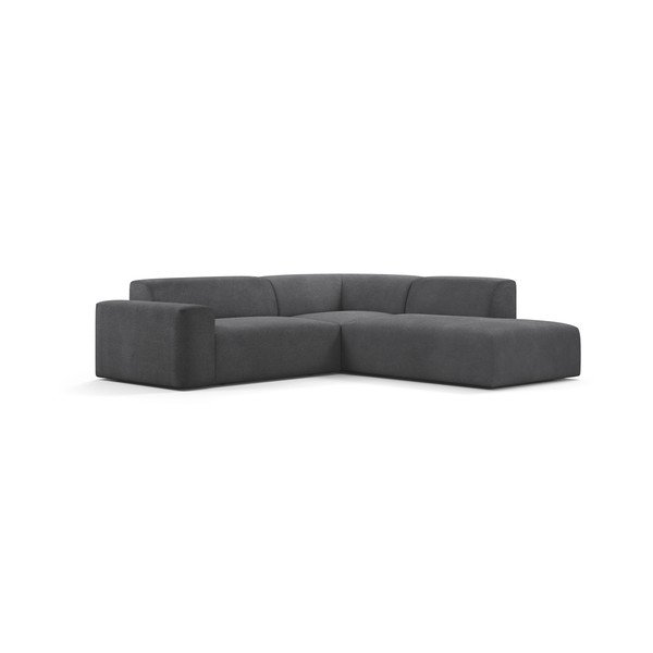 Karen antracitszürke kordbársony sarokkanapé, 260 cm, jobb oldali - Marie Claire Home-image-2