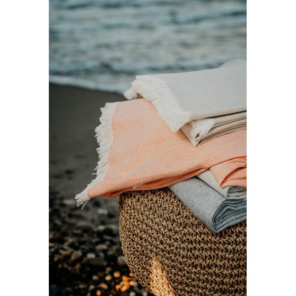 Summer Linen kék pléd, 140 x 180 cm - Euromant-image-2