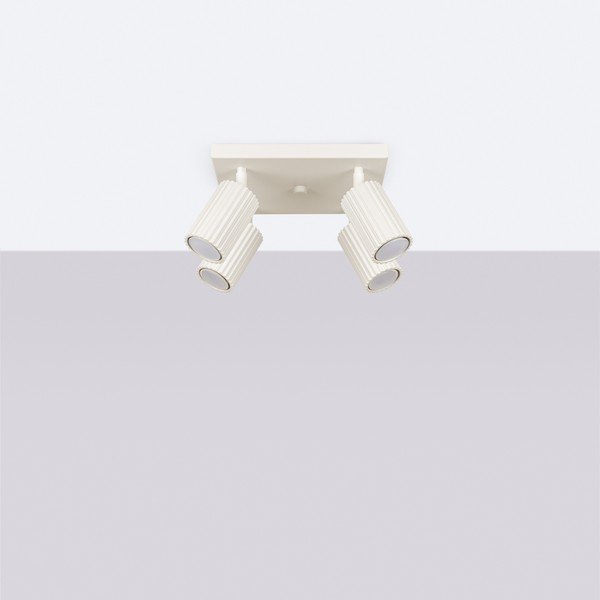 Krémszínű spotlámpa 25x25 cm Gleam – Sollux-image-4