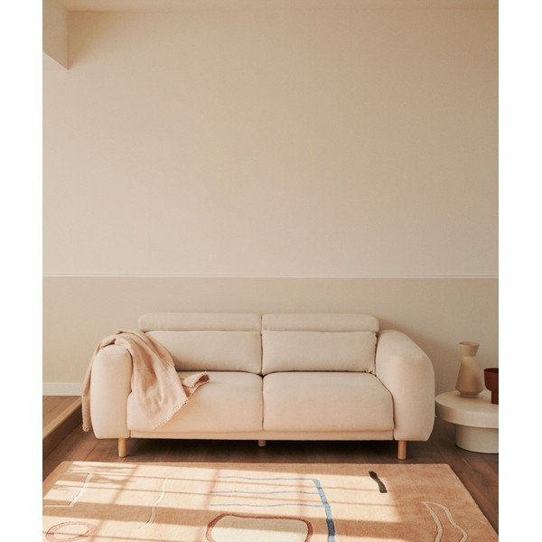 Krémszínű kanapé 215 cm Singa – Kave Home-image-1