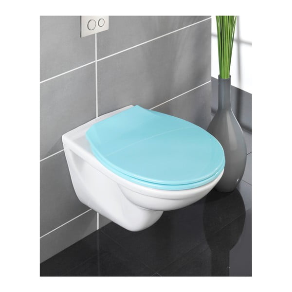 Kos kék WC-ülőke, 44 x 37 cm - Wenko-image-1