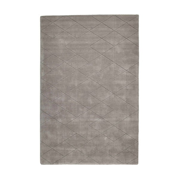 Kasbah szürke gyapjú szőnyeg, 120 x 170 cm - Think Rugs