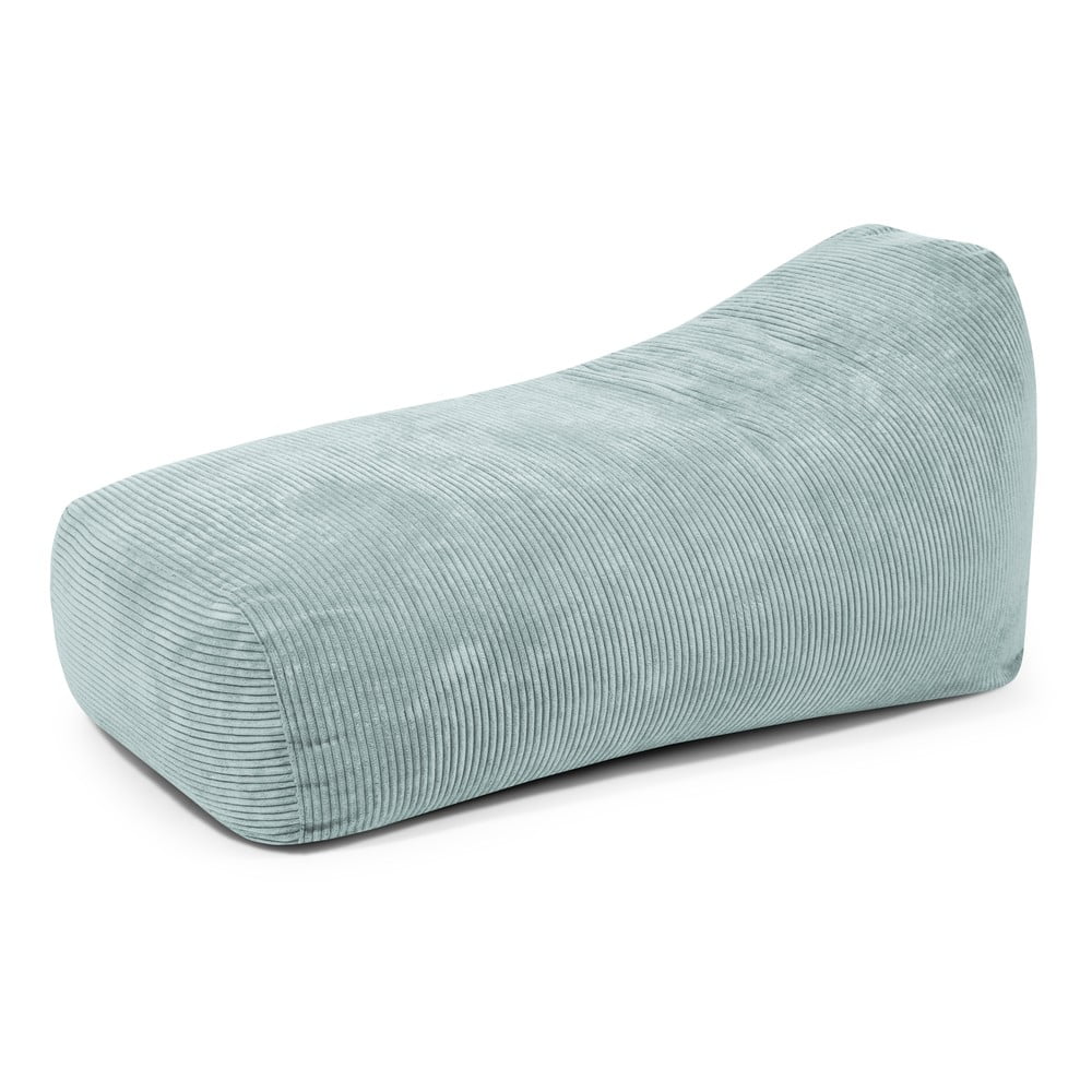 Mentazöld kordbársony babzsákfotel Snug Long 140  SLOWDOWN