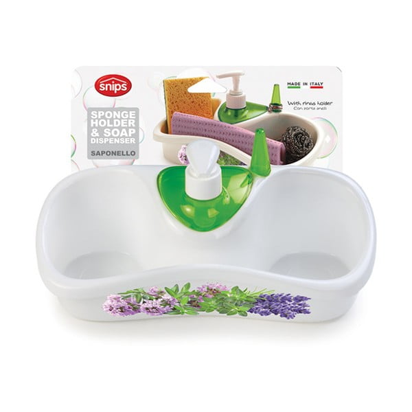 Fehér műanyag mosogatóeszköz tartó – Snips-image-3