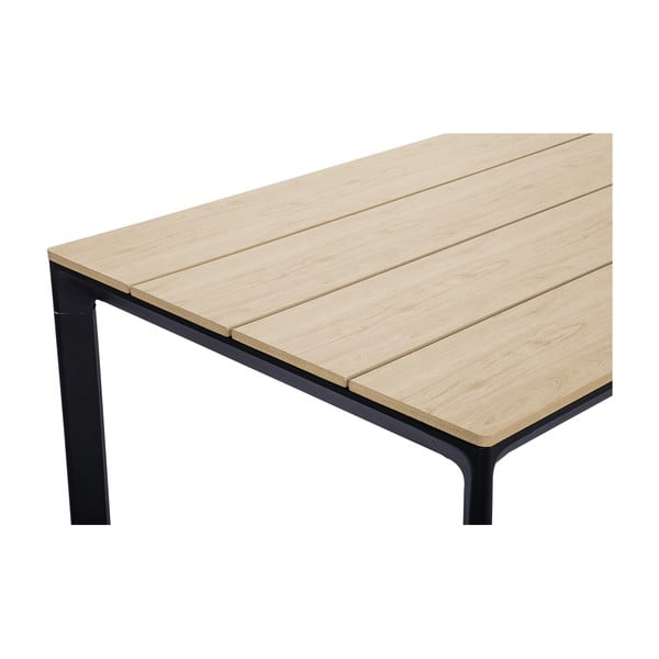 Joanna fekete 4 személyes kerti étkezőszett székekkel és Thor asztallal, 147 x 90 cm - Bonami Selection-image-3