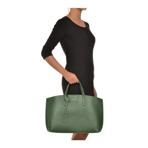 Veronica zöld bőr kézitáska - Luisa Vannini-image-4